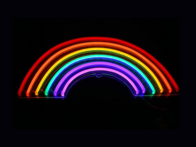 Rainbow Neon Sign - Best Decoration for Home and Hotels