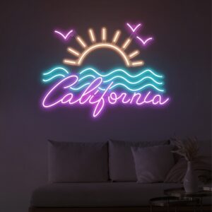 California Sunrise Neon Sign