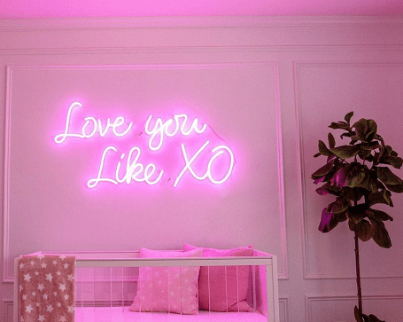 neon sign for kid's room