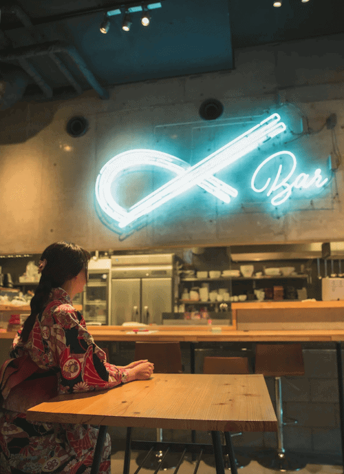 Custom Glass Neon Sign Echo Neon Studio