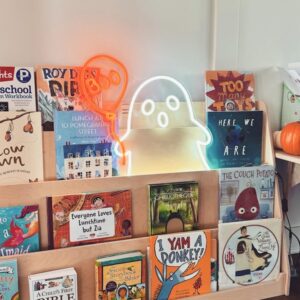 helloween ghost neon sign cute room decor