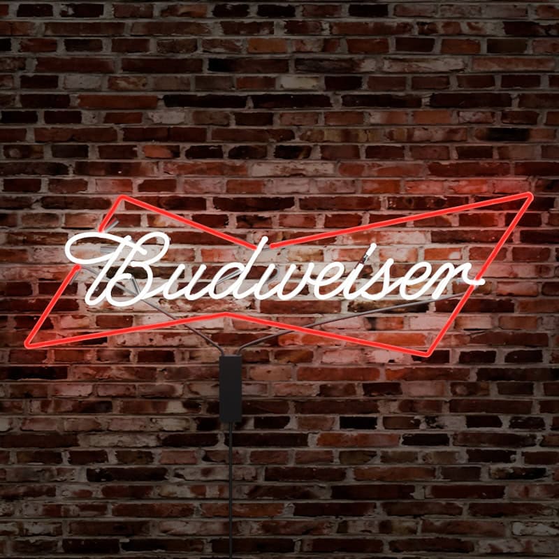 Budweiser Beer Logo glass neon sign