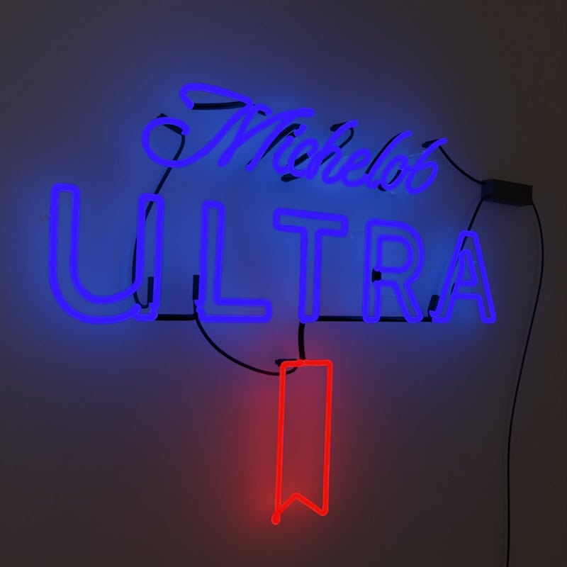 Michelob Beer Logo glass neon sign wall decor