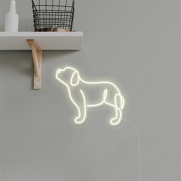 cute dog neon sign home decor