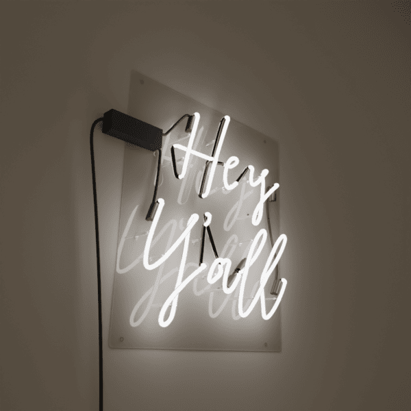 hey yall neon sign light home decor
