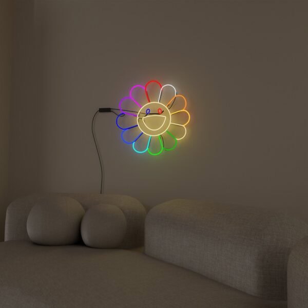 SMILEY face vintage neon sign