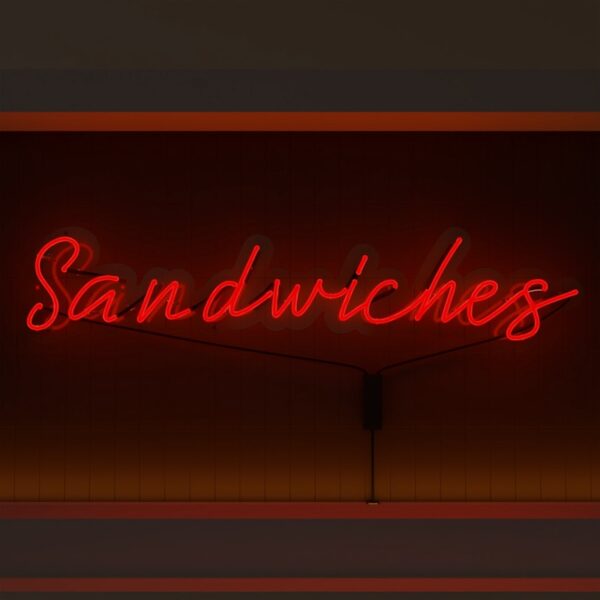 Sandwiches Restaurant Decor Vintage Neon Sign