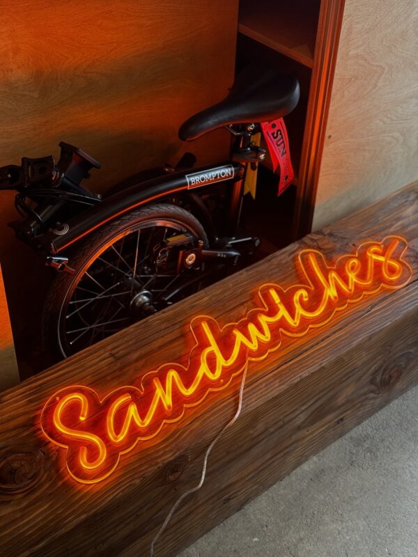 sandwichers led neon sign