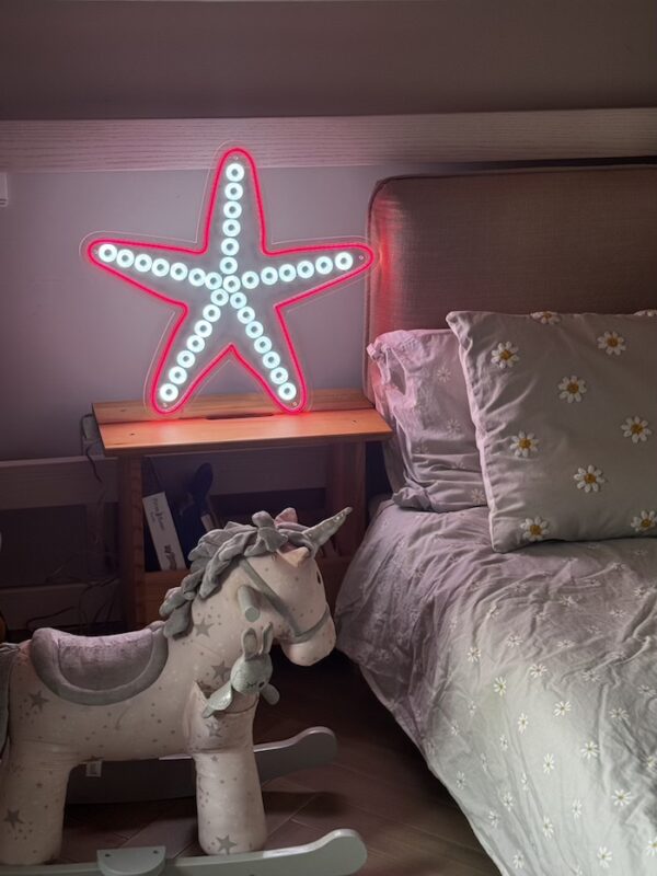 star fish kids room neon sign home decor
