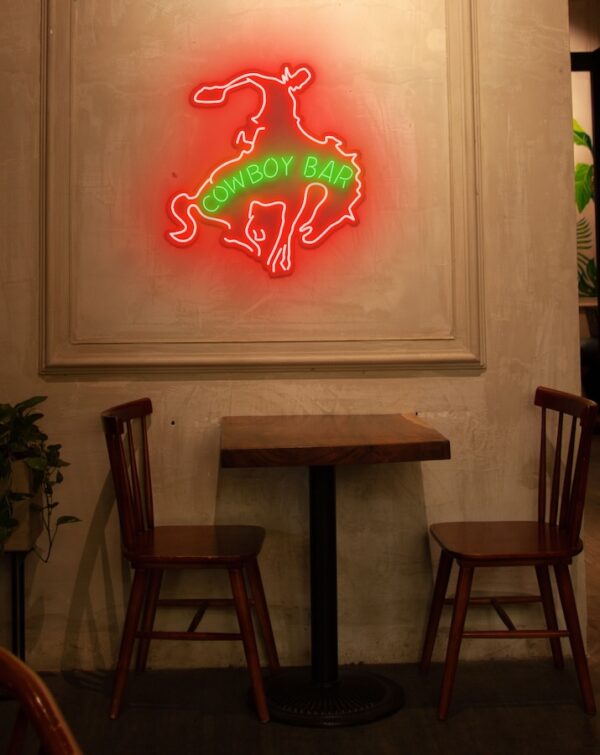 Cowboy Bar Neon Sign