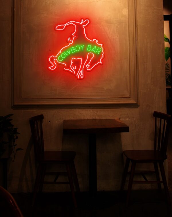 Cowboy Bar Neon Sign business neon sign