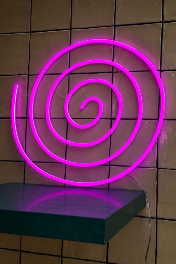 Spiral Circle Abstract room Decor Neon Light