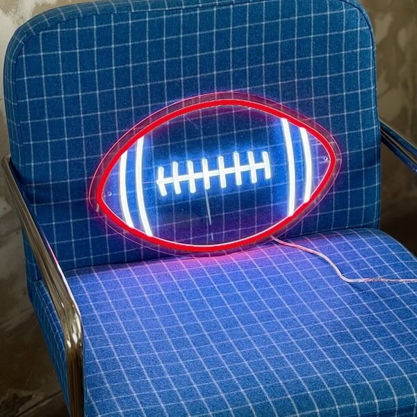 football neon sign home decor